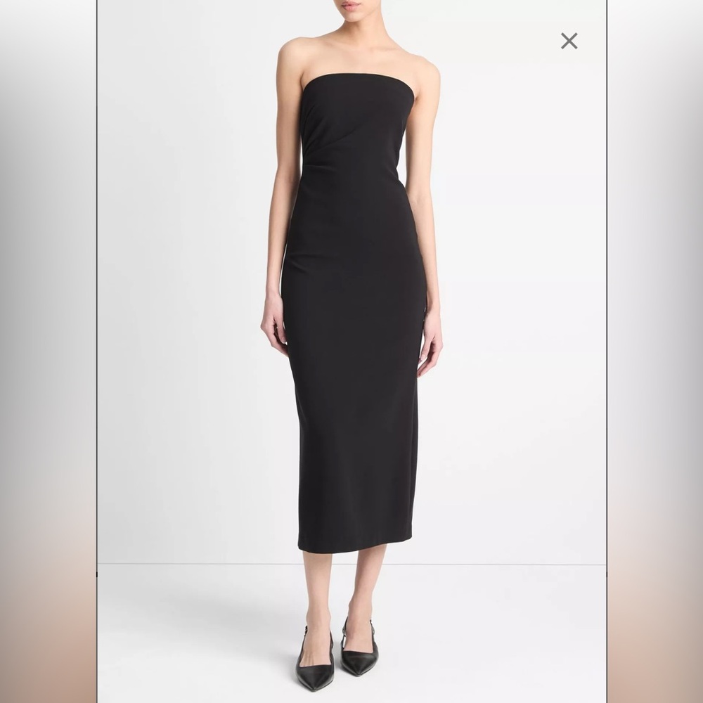 NWT•Vince•Strapless Draped Dress
Women’s
Sz 4
Black